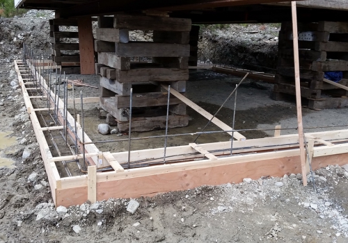 09 Barn footings close to completion