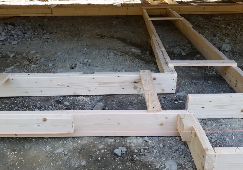 02 Footing recess construction