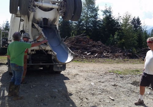 03 Surespan arrives with the concrete